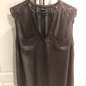 Torrid Dress Tank with Lace Sleeves